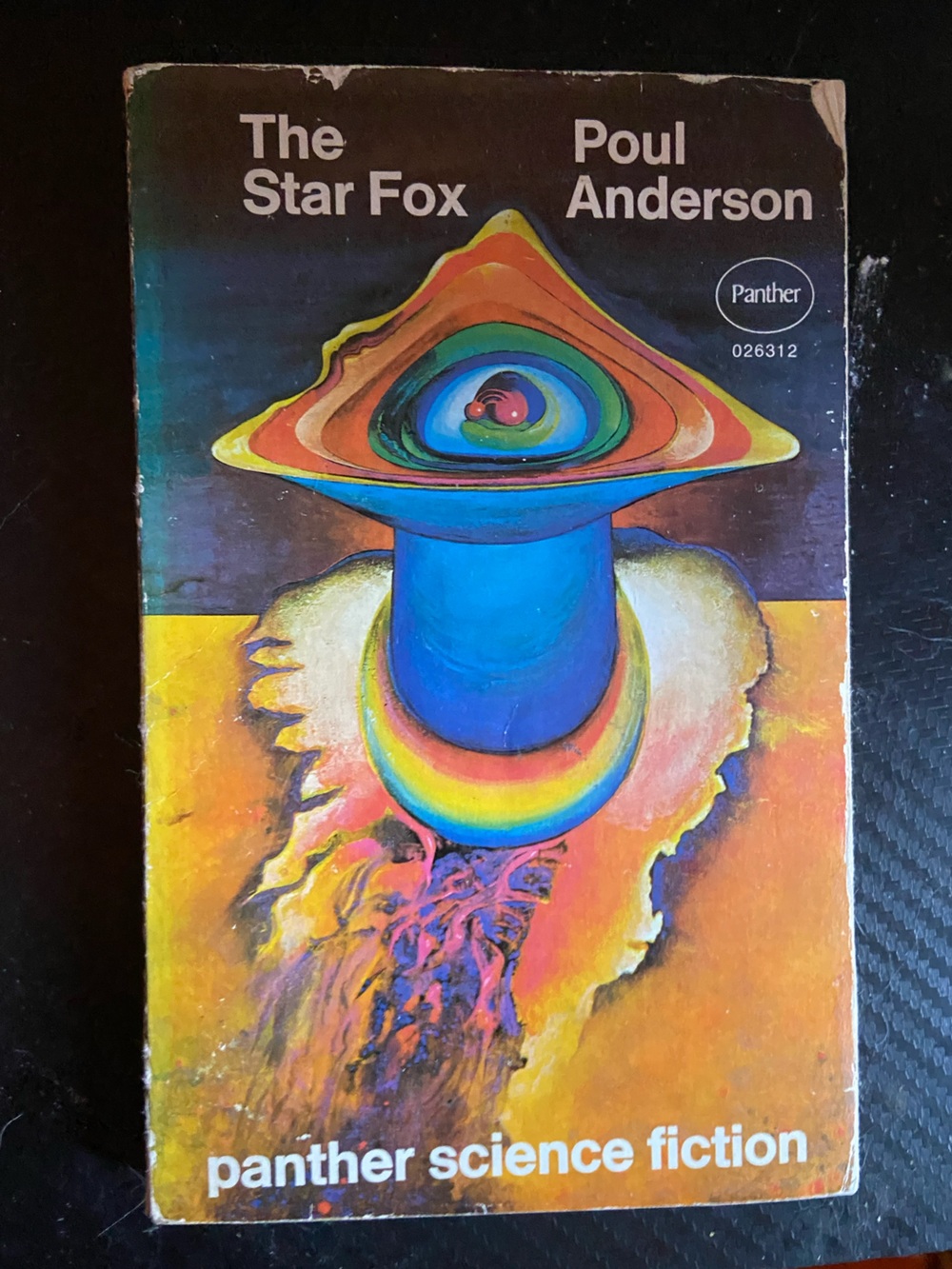 Vintage 1960s 60s GROOVY ART Science Fiction paperback book Star Fox Anderson